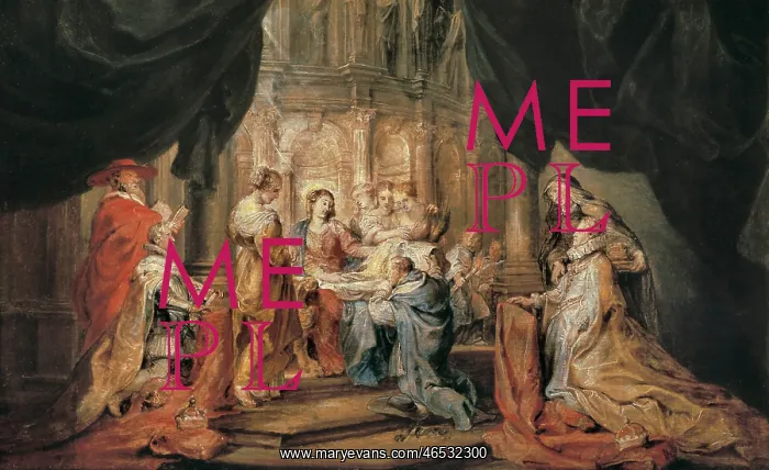 : The Vision of Saint Ildefonso, by Rubens : The Vision of Saint Ildefonso, by Rubens