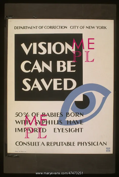 : Vision can be saved 50% of babies born with syphilis have im : Vision can be saved 50% of babies born with syphilis have im