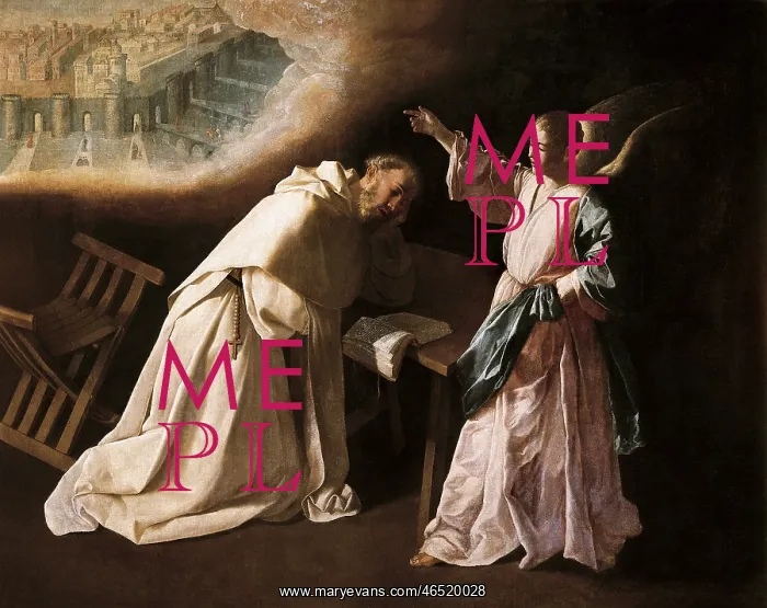 : Vision of St Peter Nolasco, by Zurbaran : Vision of St Peter Nolasco, by Zurbaran