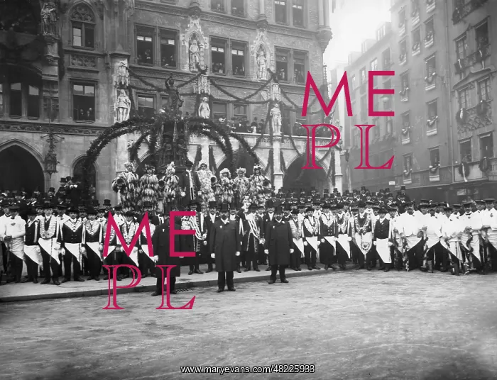 : Visit of the emperor Wilhelm II. in Munich, 1906 : Visit of the emperor Wilhelm II. in Munich, 1906