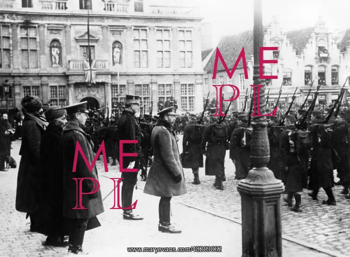 : Visit of the English King in Belgium : Visit of the English King in Belgium