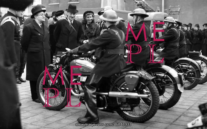 : Visit to LFB by Mr Attlee, Lord Privy Seal, WW2 : Visit to LFB by Mr Attlee, Lord Privy Seal, WW2