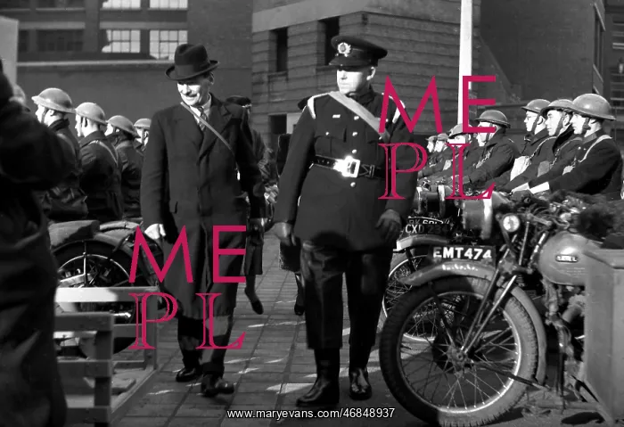 : Visit to LFB by Mr Attlee, Lord Privy Seal, WW2 : Visit to LFB by Mr Attlee, Lord Privy Seal, WW2
