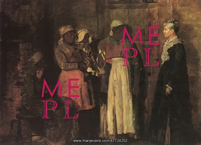 : A Visit from the Old Mistress, by Winslow Homer : A Visit from the Old Mistress, by Winslow Homer
