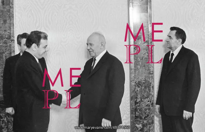 : Visit of Petr Mladenov to USSR : Visit of Petr Mladenov to USSR
