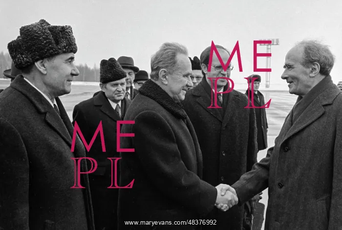 : Visit of Trygve Bratteli to USSR : Visit of Trygve Bratteli to USSR