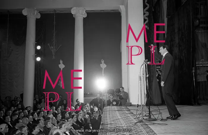 : Visit of Yves Montand to USSR : Visit of Yves Montand to USSR