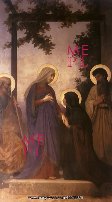 : The Visitation, by Bouguereau : The Visitation, by Bouguereau