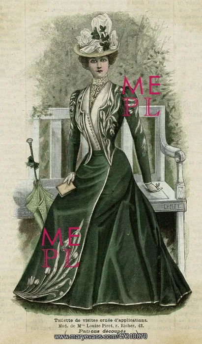 : Visiting Costume 1899 : Visiting Costume 1899
