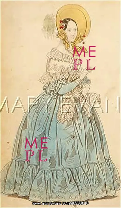 : VISITING DRESS 1840 : VISITING DRESS 1840