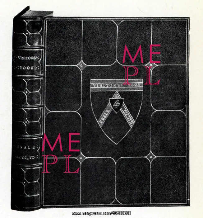 : Visitor's Book : Visitor's Book
