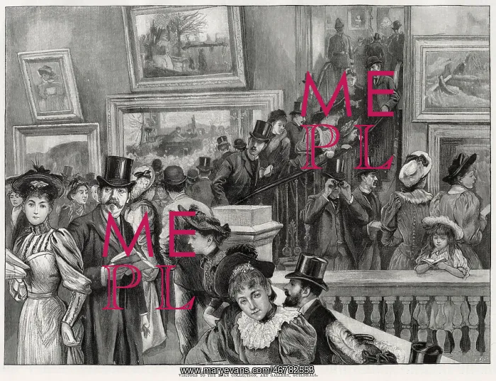 : Visitors to the Guildhall Art Gallery : Visitors to the Guildhall Art Gallery