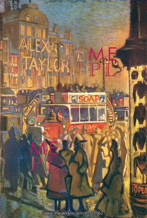 : A Visitors Impression Of A London Street : A Visitors Impression Of A London Street