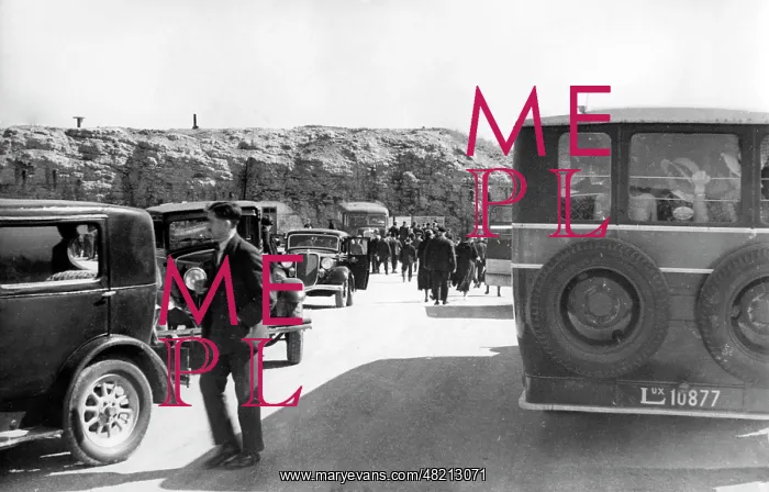: Visitors site at Fort Douaumont, 1934 : Visitors site at Fort Douaumont, 1934