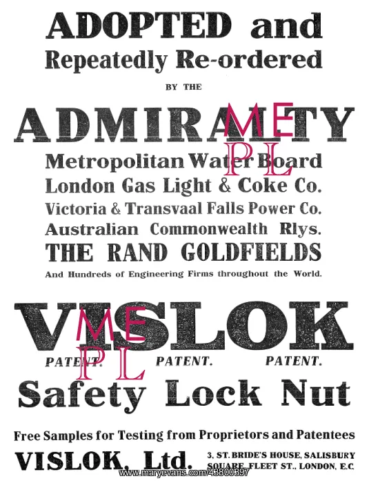  : Vislok Safety Lock Nuts