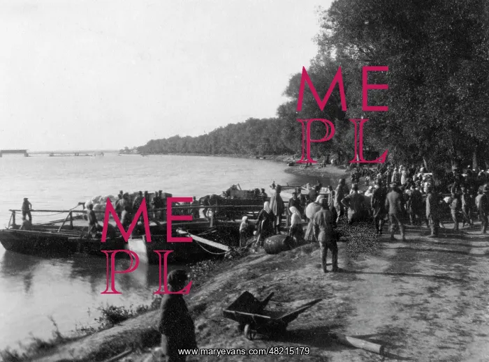 : A Vistula ferry, 1915 : A Vistula ferry, 1915