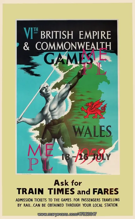 : VIth British Empire & Commonwealth Games, Wales : VIth British Empire & Commonwealth Games, Wales