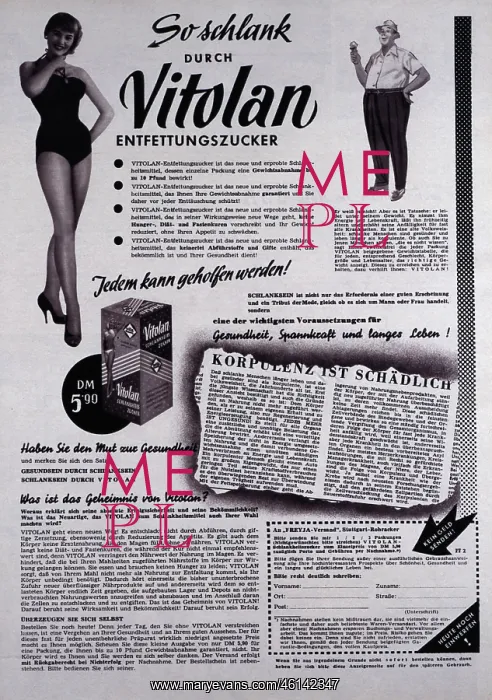  : Vitolan slimming and diet aid advert