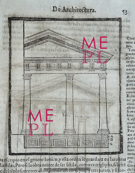 : VITRUVIUS, Marcus Vitrubius Pollio (1th century BC) : VITRUVIUS, Marcus Vitrubius Pollio (1th century BC)
