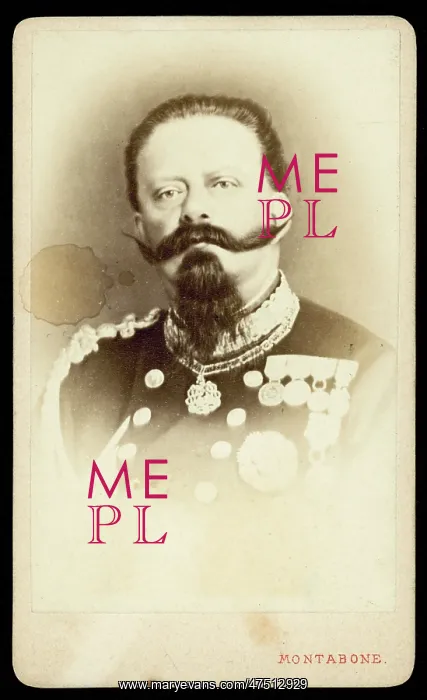 : VITTORIO EMANUELE II / CDV : VITTORIO EMANUELE II / CDV