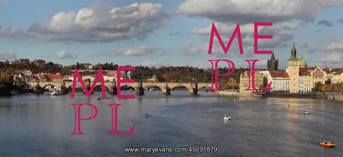 : Vltava river and Charles Bridge, Prague, Czech Republic : Vltava river and Charles Bridge, Prague, Czech Republic