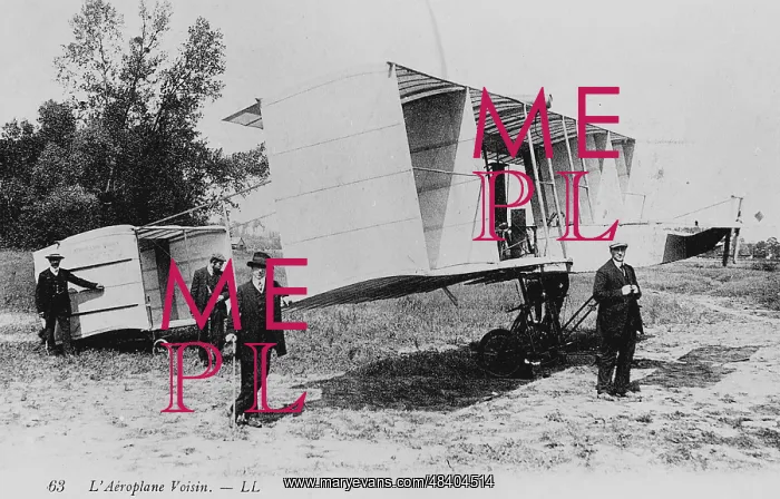  : Voisin biplane, 1910. From