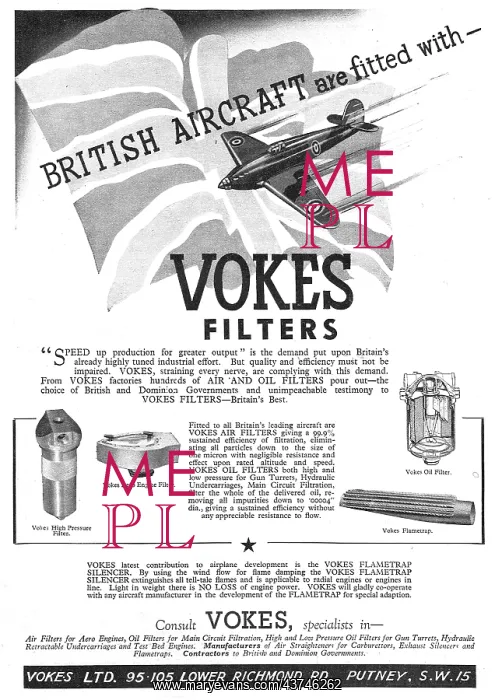  : Vokes Air & Oil Filters