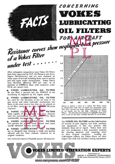  : Vokes Air & Oil Filters