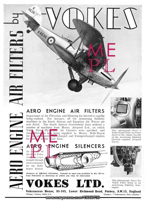 : Vokes Filters & Aero Engine Silencers : Vokes Filters & Aero Engine Silencers