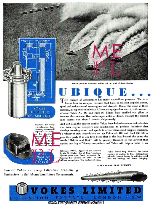 : Vokes Filters & Flametraps : Vokes Filters & Flametraps