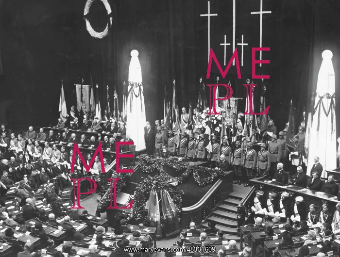 : Volkstrauertag in the Reichstag, 1931 : Volkstrauertag in the Reichstag, 1931