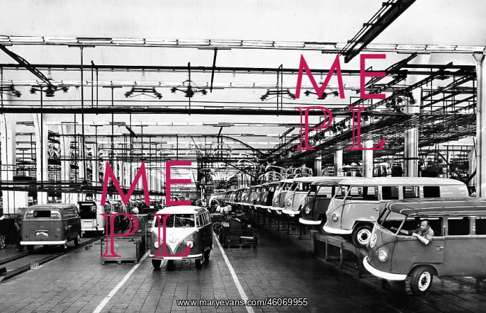 : Volkswagen factory 1970s : Volkswagen factory 1970s