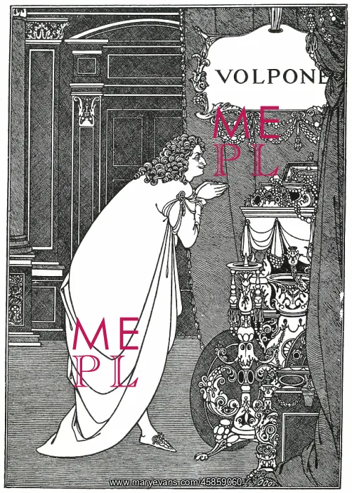: Volpone by Aubrey Beardsley : Volpone by Aubrey Beardsley