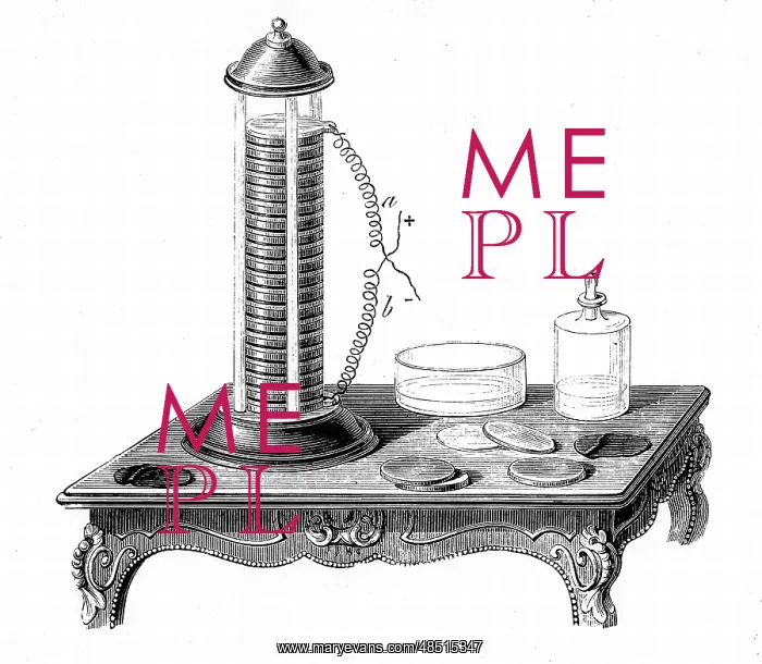 : Voltaic battery (pile): this was made up of a : Voltaic battery (pile): this was made up of a
