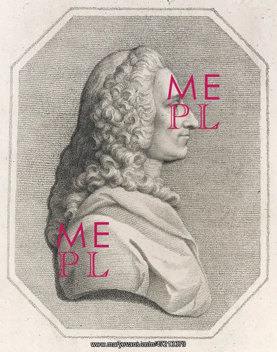  : Voltaire. Francois-Marie Arouet (1694 - 1778), French writer and philosopher