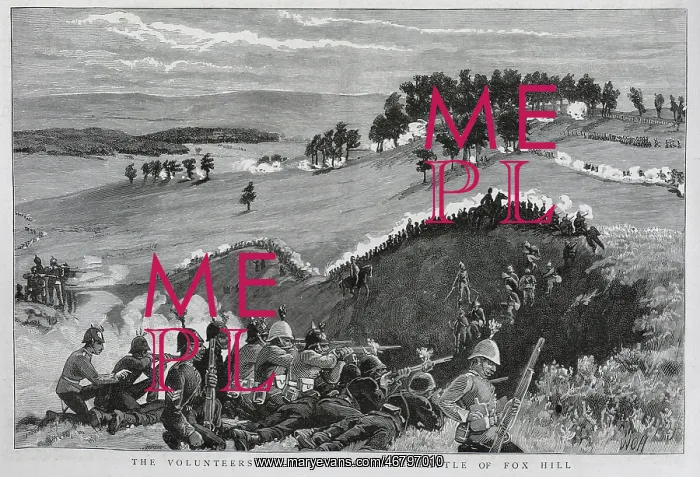 : Volunteers at the Battle of Fox Hill : Volunteers at the Battle of Fox Hill