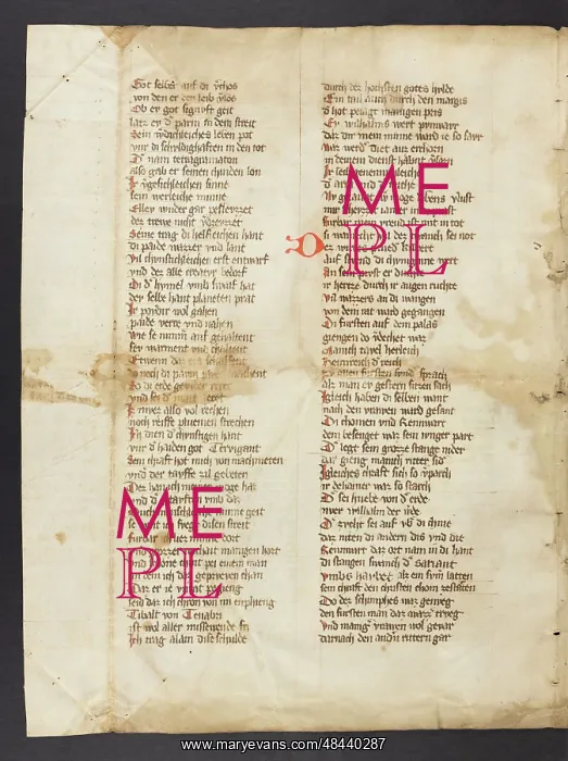 : Von Eschenbach, Willehalm (Fragment) : Von Eschenbach, Willehalm (Fragment)