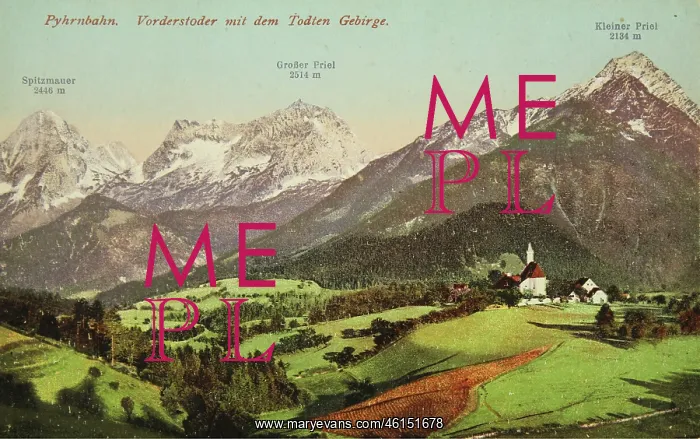 : Vorderstoder. Vorderstoder with Totes Gebirge : Vorderstoder. Vorderstoder with Totes Gebirge