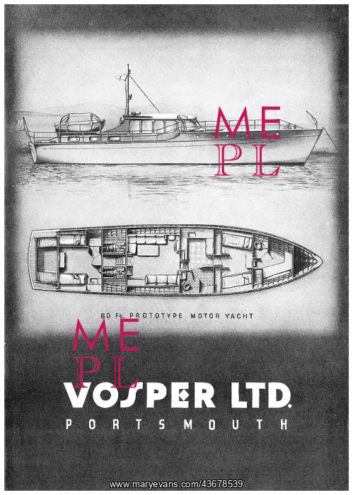  : Vosper 60 Ft Motor Yacht