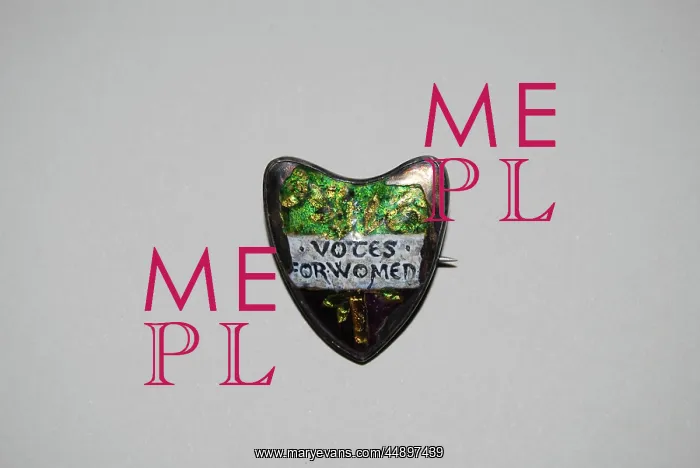  : Votes for Women Badge by Ernestine Mills