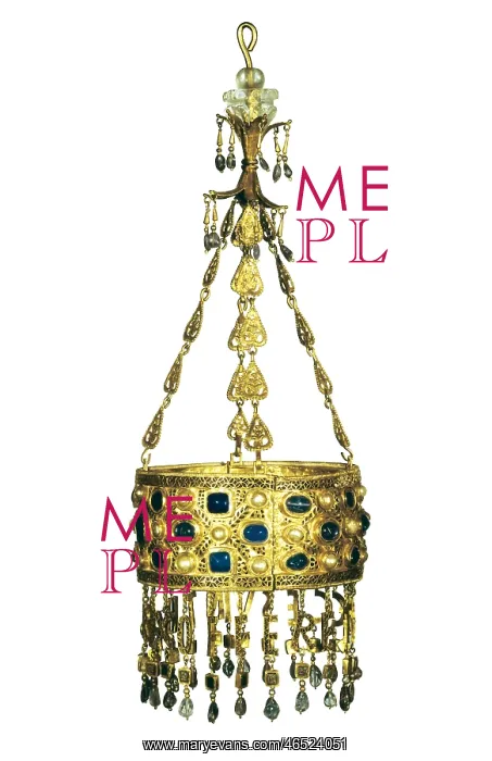 : Votive crown of Recesvinto. 653-672. Made with : Votive crown of Recesvinto. 653-672. Made with