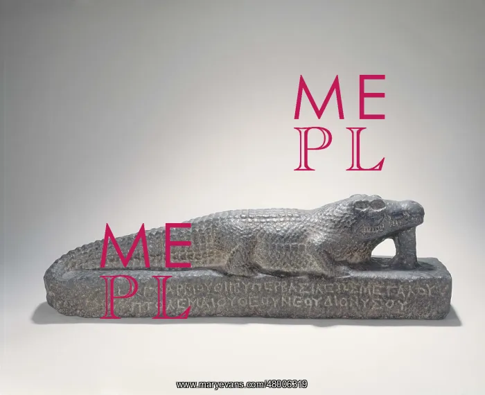 : Votive monument crocodile-shaped : Votive monument crocodile-shaped