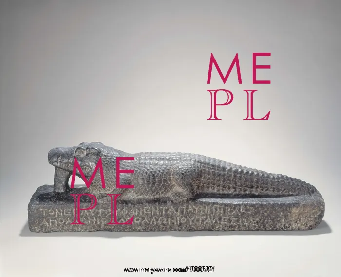 : Votive monument crocodile-shaped : Votive monument crocodile-shaped