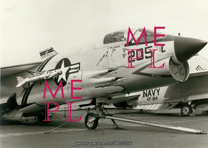 : Vought F8U Crusaders aboard the USS Independence : Vought F8U Crusaders aboard the USS Independence