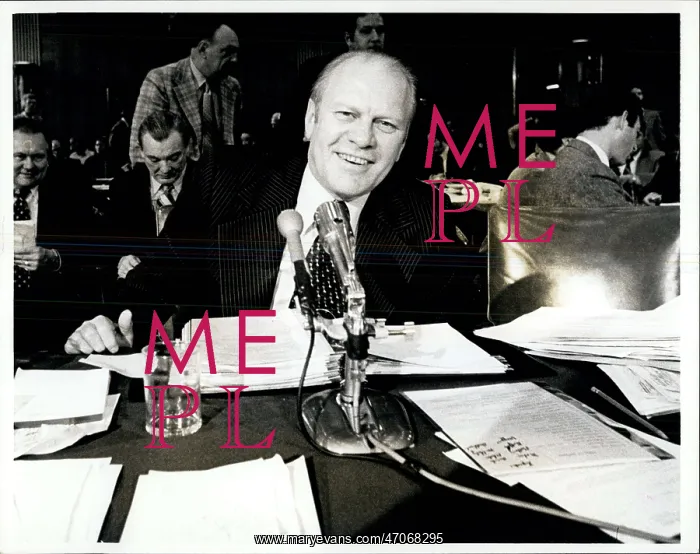 : VP nominee Gerald Ford before Senate Rules Committee : VP nominee Gerald Ford before Senate Rules Committee
