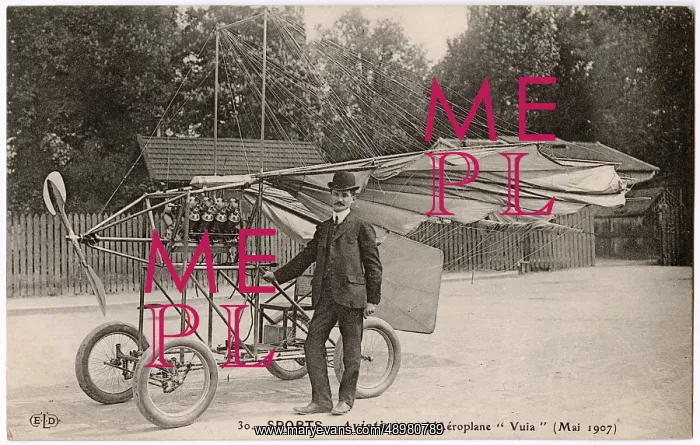 : THE VUIA MONOPLANE, 1907 : THE VUIA MONOPLANE, 1907