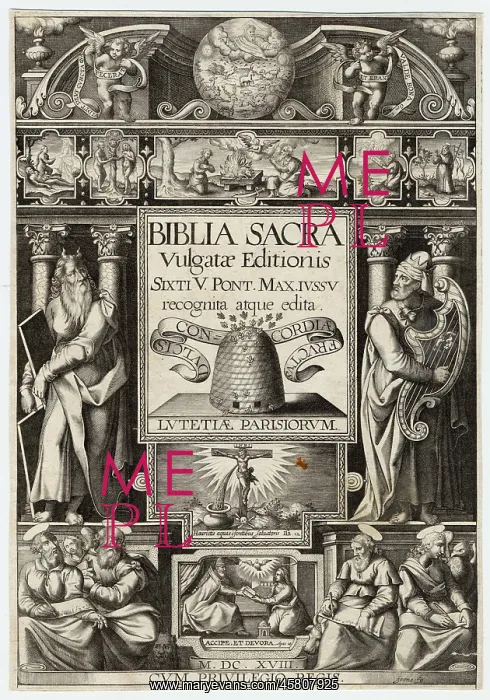  : VULGATE BIBLE TITLE PAGE