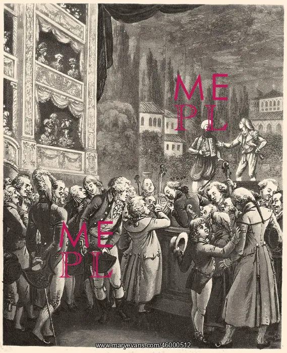 : W. A. Mozart at a representation in Berlin : W. A. Mozart at a representation in Berlin