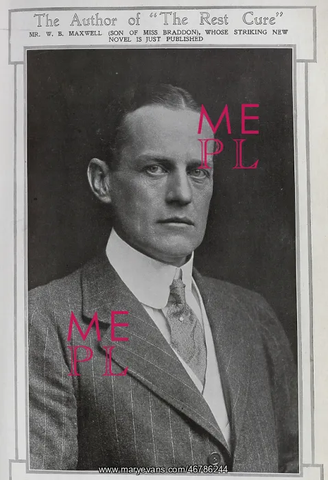 : W B Maxwell, novelist and playwright, studio portrait : W B Maxwell, novelist and playwright, studio portrait