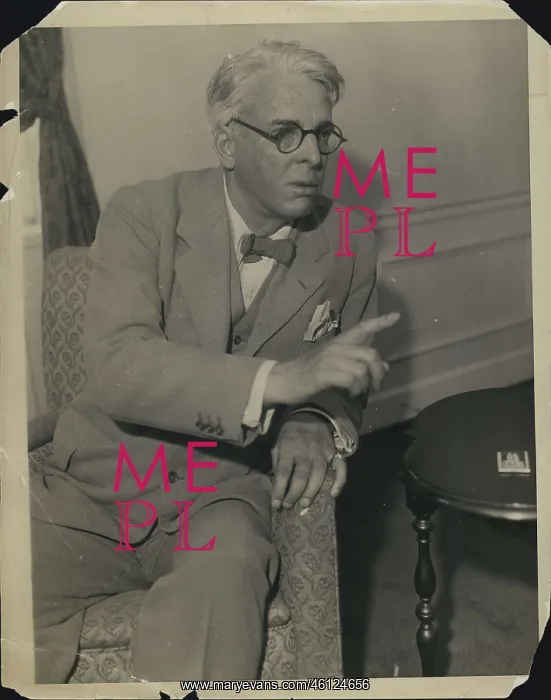 : W B Yeats, Irish poet : W B Yeats, Irish poet